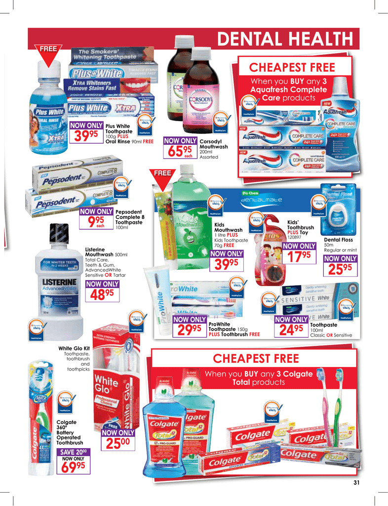 oral b toothbrush heads dischem