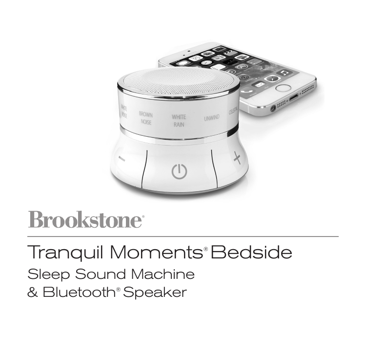Brookstone Tranquil Moments Bedside manual Manualzz