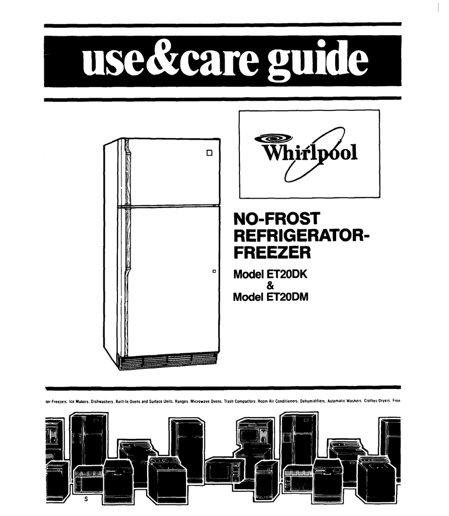 Whirlpool Refrigerator Repair Manual Manualzz