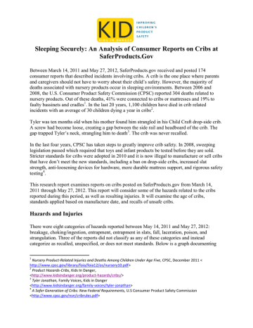 consumer reports cribs