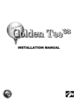 Golden Tee 98 Installation Manual