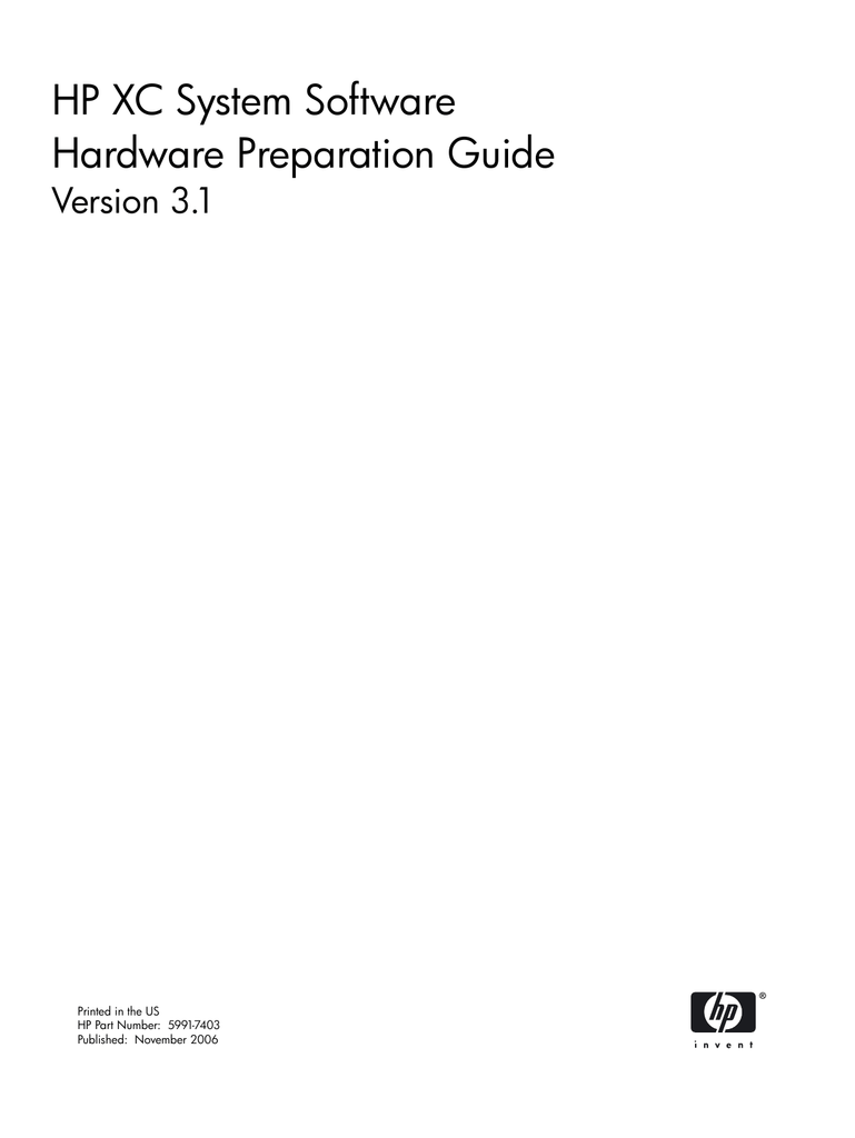 Hardware Preparation Guide Manualzz