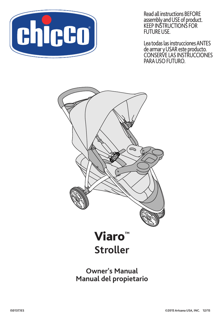 Chicco Viaro® Stroller, VIARO Owner's 