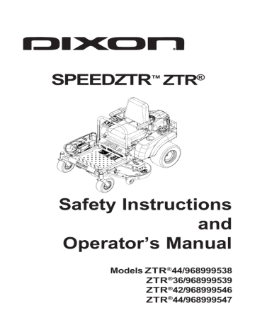 Dixon speedztr online 36