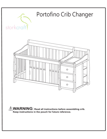 Portofino crib changer assembly on sale