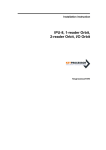Keyprocessor IPU-8, 1-reader Orbit, 2-reader Orbit, I/O Orbit Installation Instructions