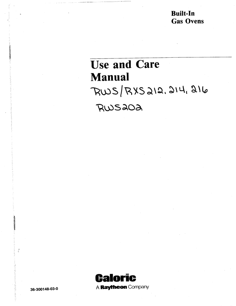 Caloric Range Stove Oven Repair Manual Manualzz