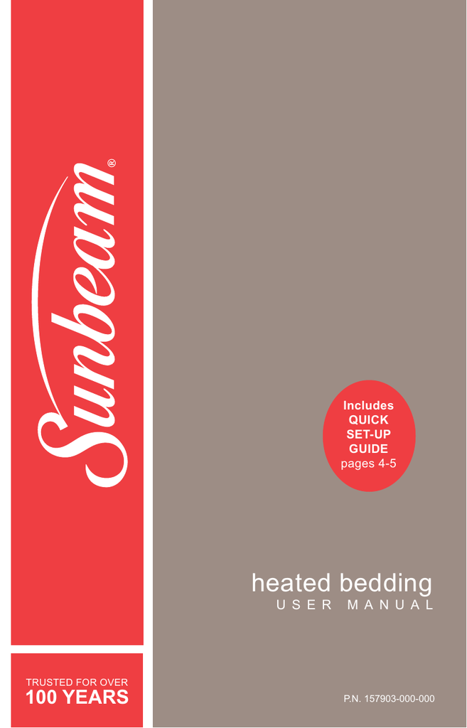 Sunbeam Heated Blanket Keeps Flashing F2 UK Shop