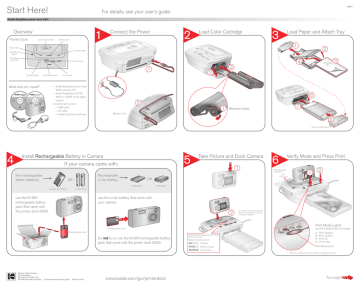 Kodak 6000 - EasyShare Camera Dock User's Guide | Manualzz