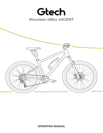 Mountain eBike eSCENT | Manualzz