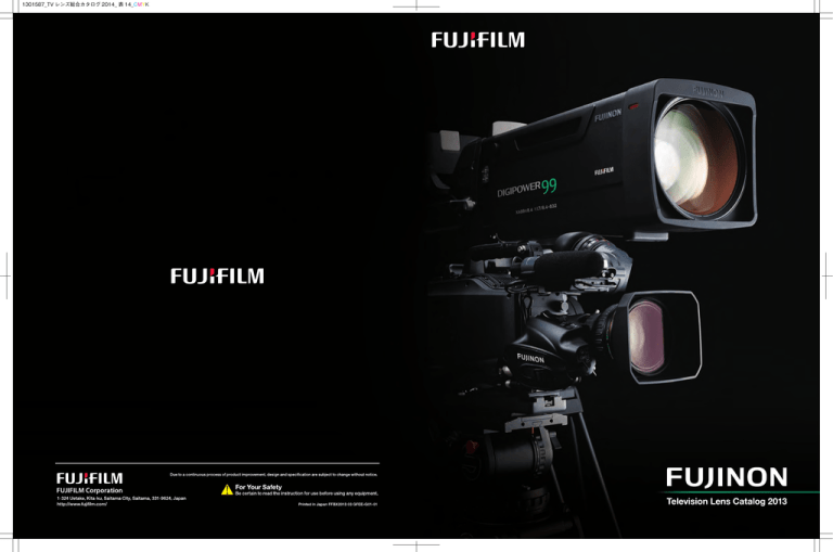 Fujinon Television Lens Catalog Pdf 8 4mb Manualzz