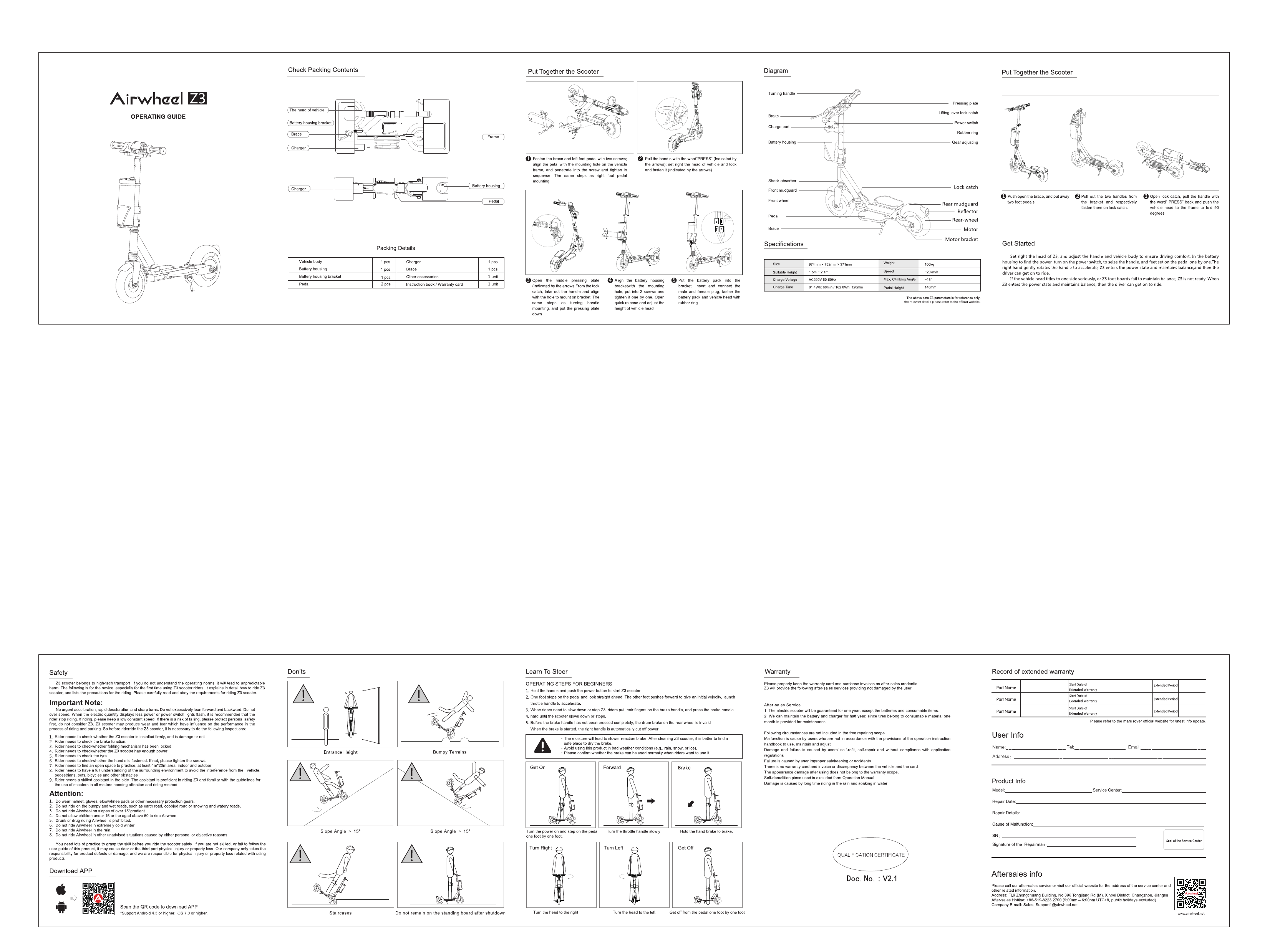 Sharper Image Folding Electric Scooter Owner S Manual Manualzz