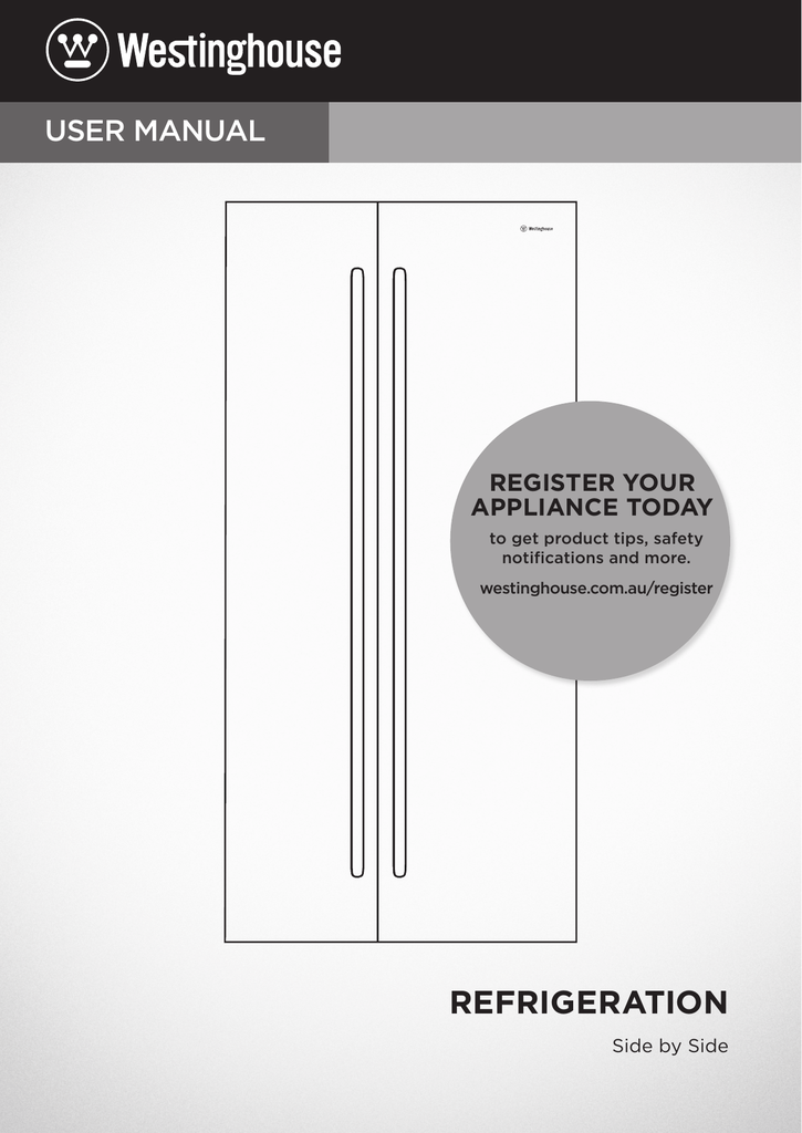 Westinghouse WSE6870SA User manual Manualzz