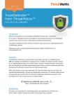 ThreatMetrix TrustDefender Quick Start Guide | AI Chat