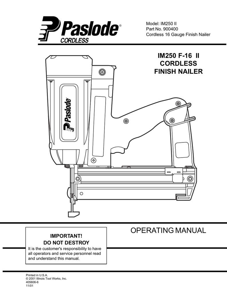 Replacement F350S O-Ring Kit for Paslode Framing Nailer & 402011 Cylinder  Seal Sleevev: Amazon.com: Tools & Home Improvement