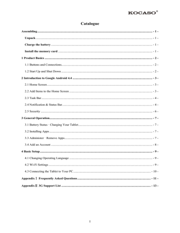 Kocaso Mx9200 User Manual 