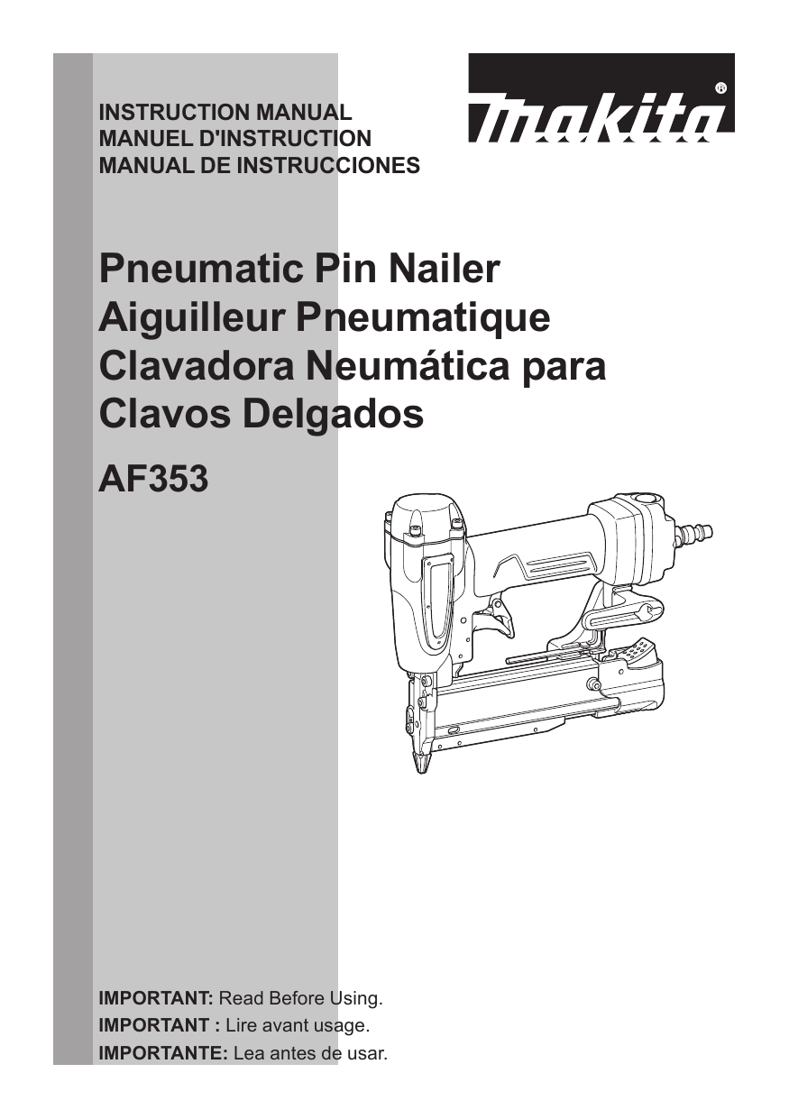 Makita AF353 23 Gauge, 1-3/8\