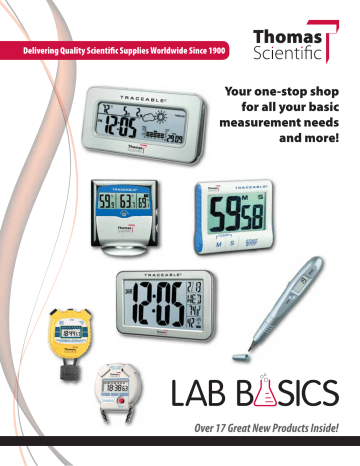 Traceable Digital Clocks And Thermometers | Manualzz