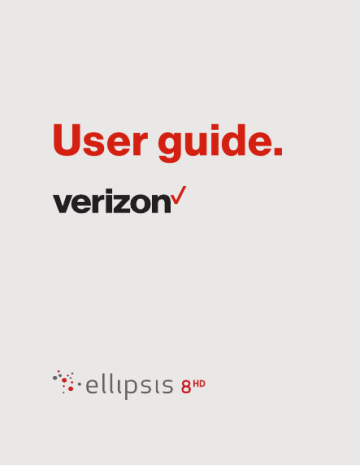 Verizon Ellipsis 8 HD User guide | Manualzz