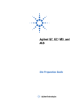 Agilent 7890A GC, 6890 GC, 6850 GC, 7693A ALS Site Preparation Guide