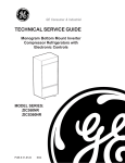 GE Consumer & Industrial ZIC360NR Technical Service Manual