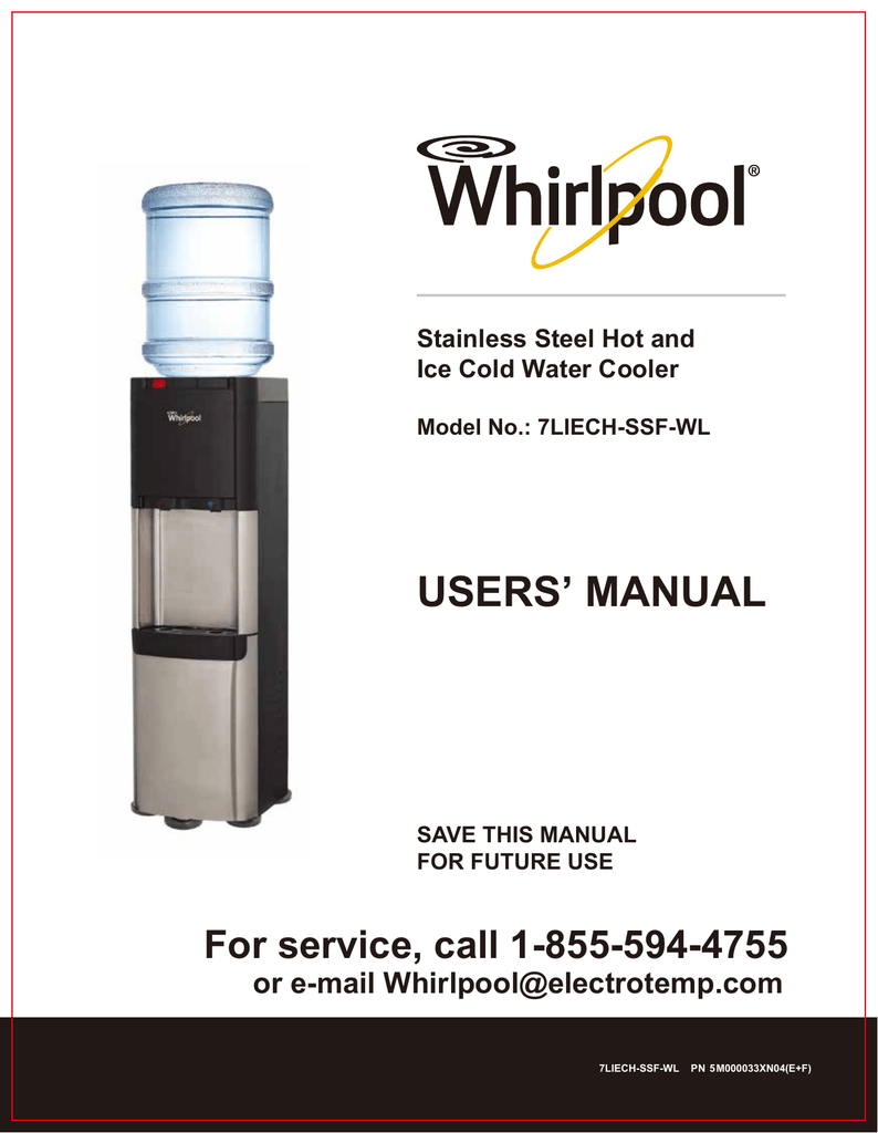 7liechssfwl Whirlpool Water Coolers Manualzz