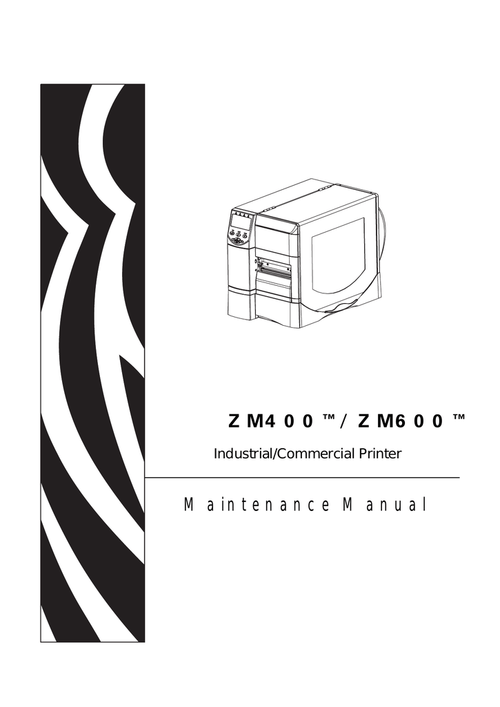 Zm400™zm600™ Maintenance Manual Manualzz 1520