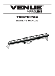 Venue by Proline TriStrip 3Z Owner's Manual
