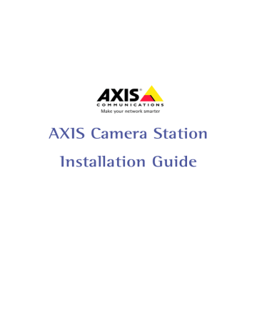 Axis null Installation manual | Manualzz