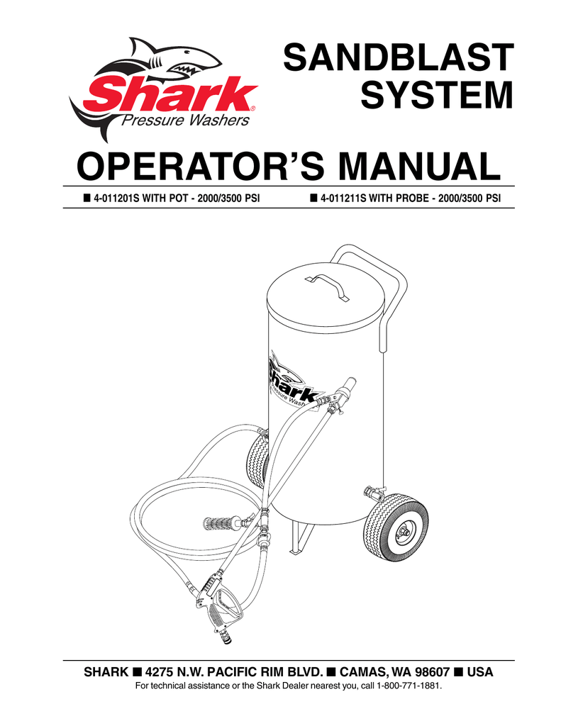 sandblast system operator`s manual Manualzz