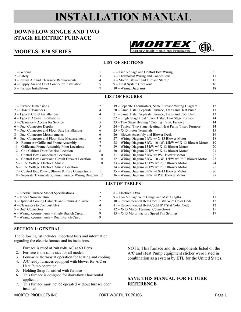 Mortex Piston Chart