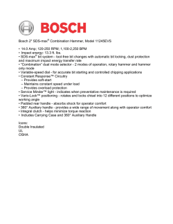 Bosch 11245EVS Specification User manual manualzz