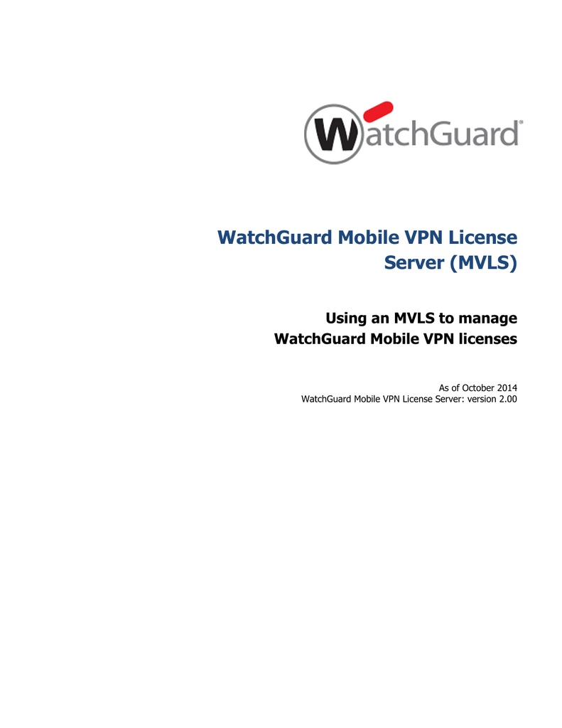 watchguard mobile vpn with ssl client software for mac