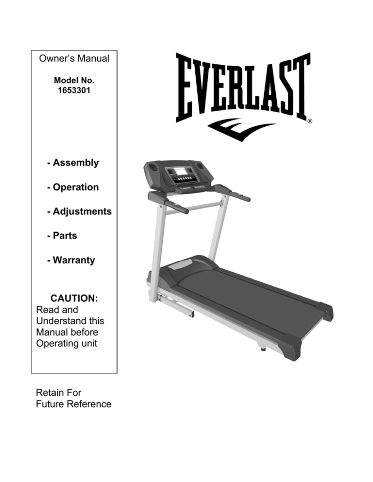 Everlast running machine Clearance