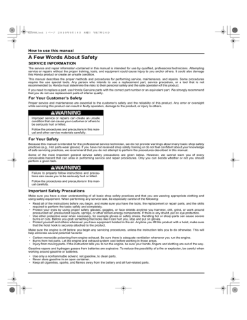 Honda GX340 Shop Manual | Manualzz