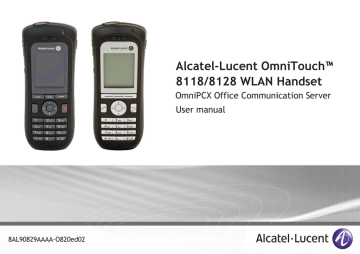Adjusting your display. Alcatel-Lucent 8118, 8128 | Manualzz