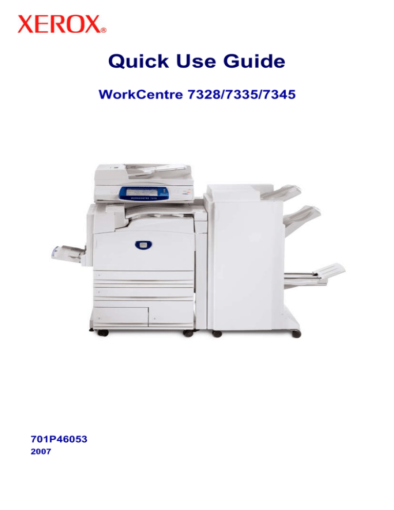 Xerox 7328 7335 7345 7346 User Guide Manualzz