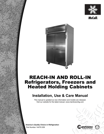mccall reach in freezer