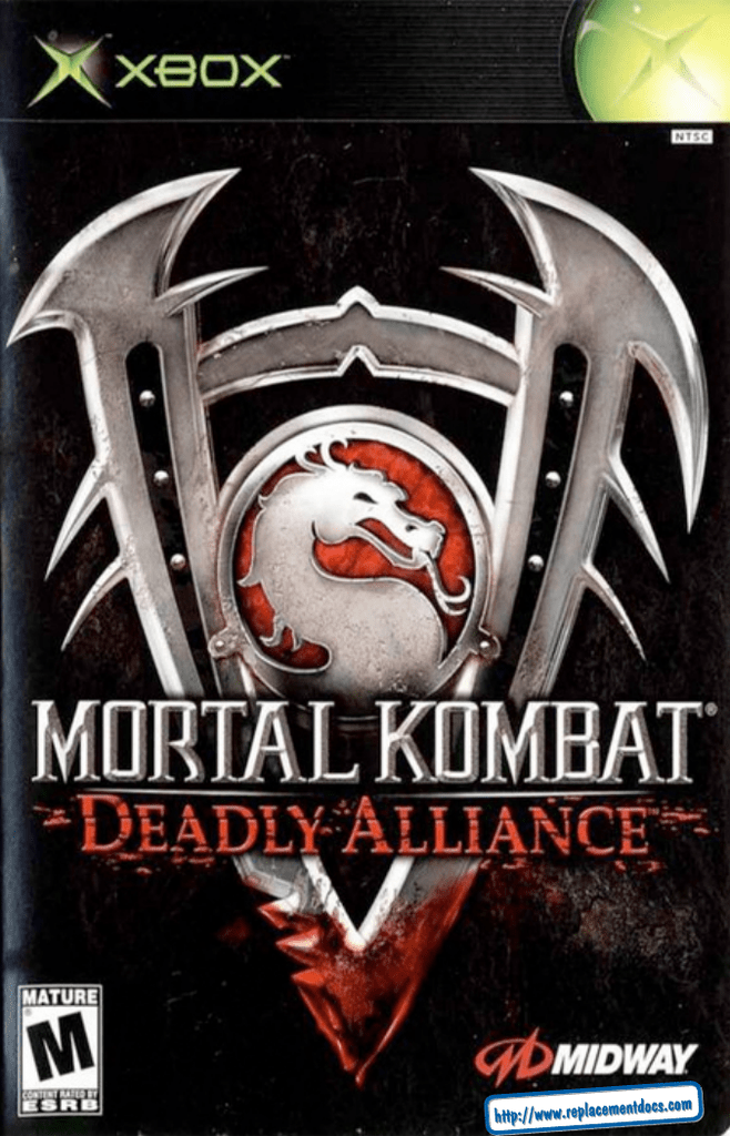 Mortal Kombat Deadly Alliance Microsoft Xbox Manualzz