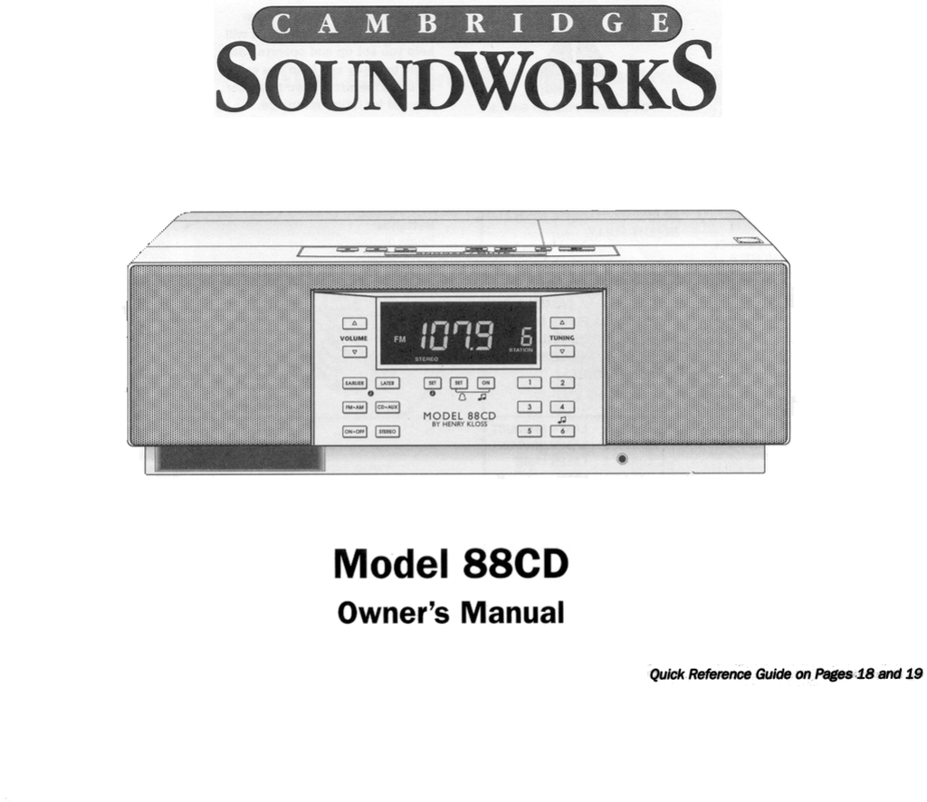 cambridge soundworks model 17