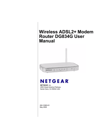Netgear DG834G v5 User manual | Manualzz