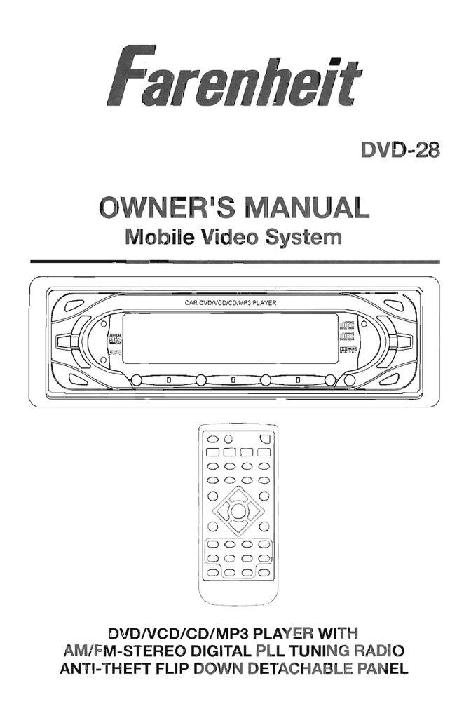Farenheit Dvd 28 User Manual Manualzz