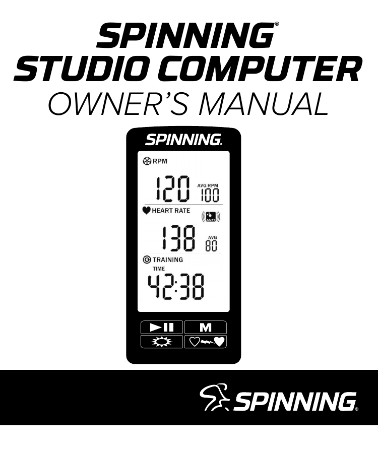 spinning studio computer for spin bike