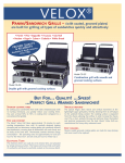 Velox CG Series Grill Manual: AI Chat &amp; PDF Access