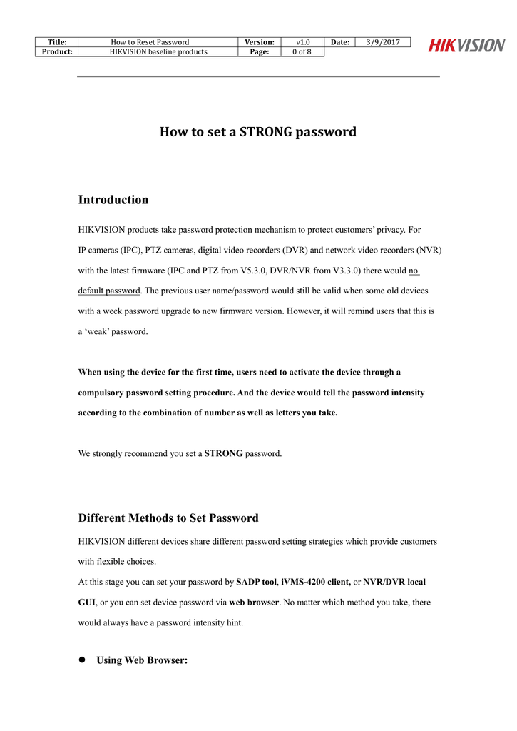 ivms 4200 client password ivms 4200 client password