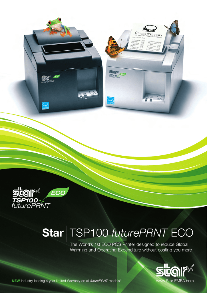 Star TSP100 futurePRNT ECO | Manualzz