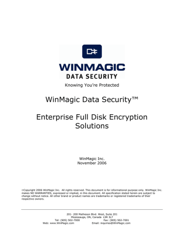 winmagic securedoc enterprise server client for mac