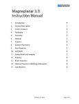 Magneplanar 3.7i Instruction Manual