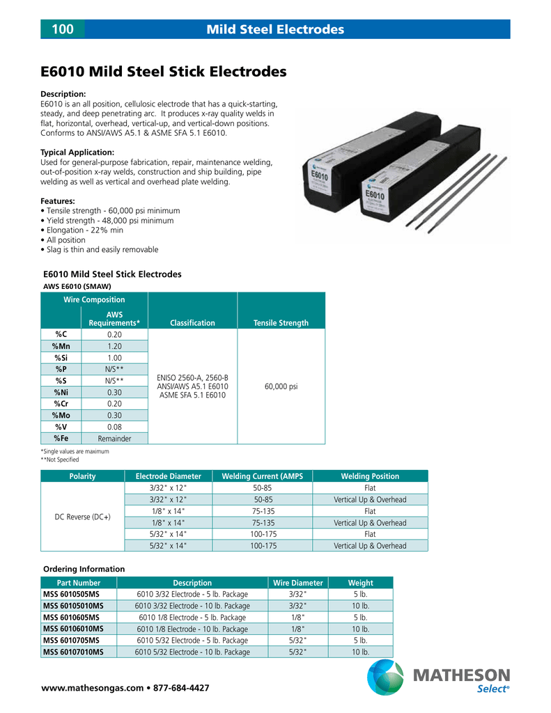 E6010 Mild Steel Stick Electrodes Manualzz