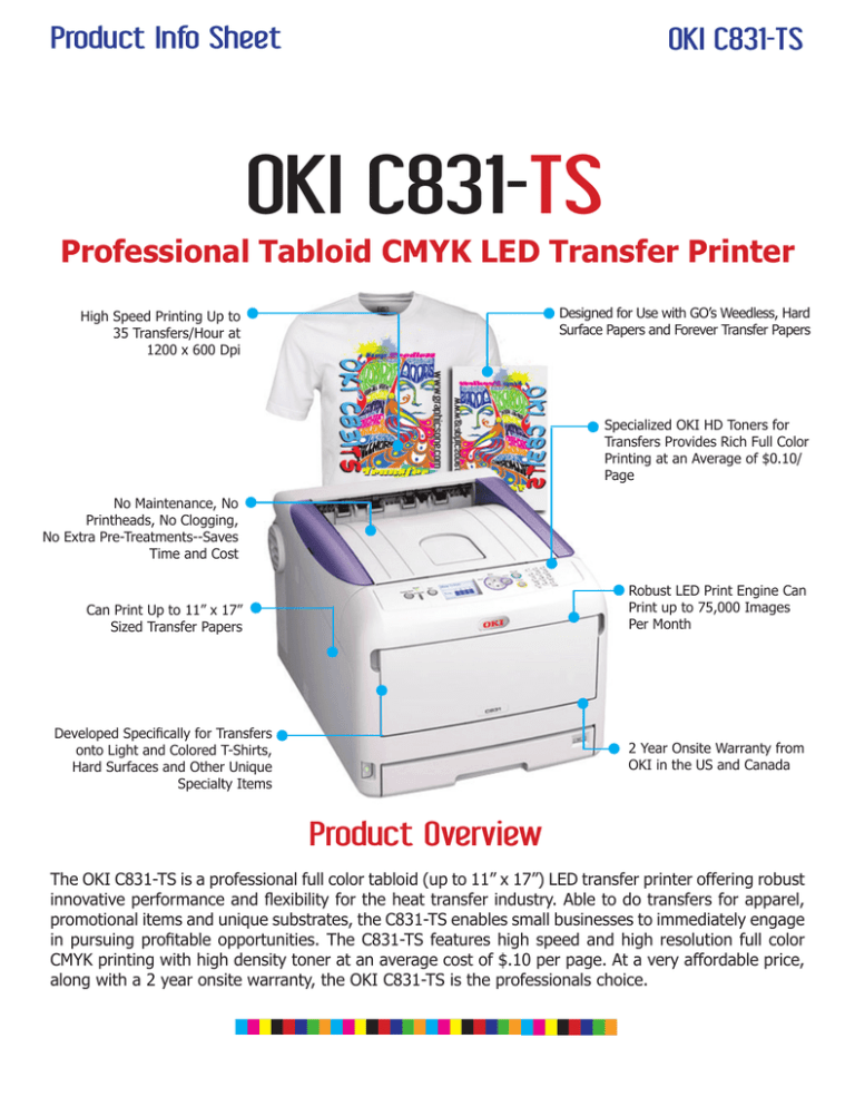 oki c831 printer